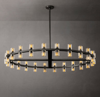 Radiant Crystal Disc Chandelier