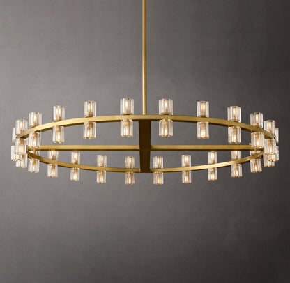 Radiant Crystal Disc Chandelier