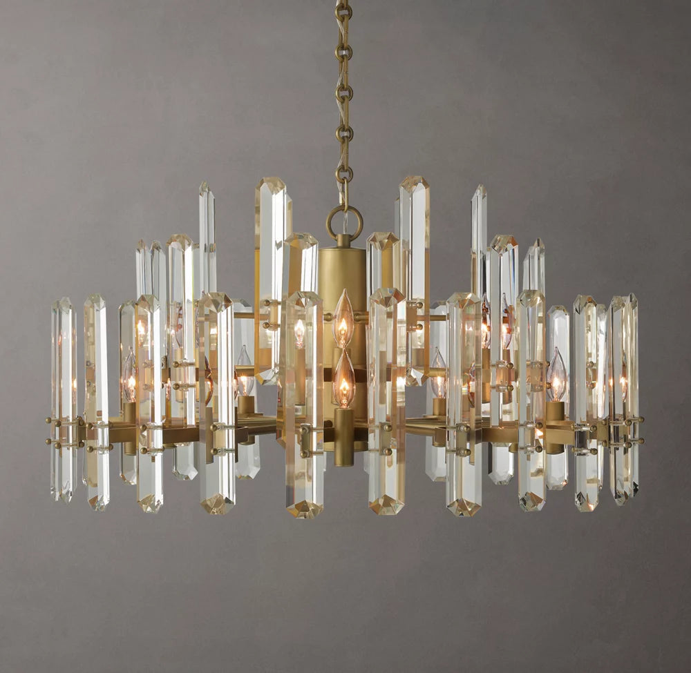 Regal Optical Prism Chandelier