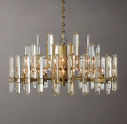 Regal Optical Prism Chandelier