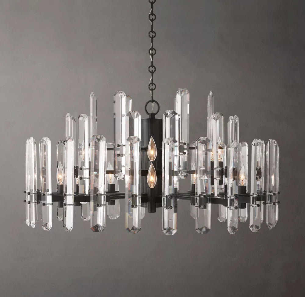 Regal Optical Prism Chandelier