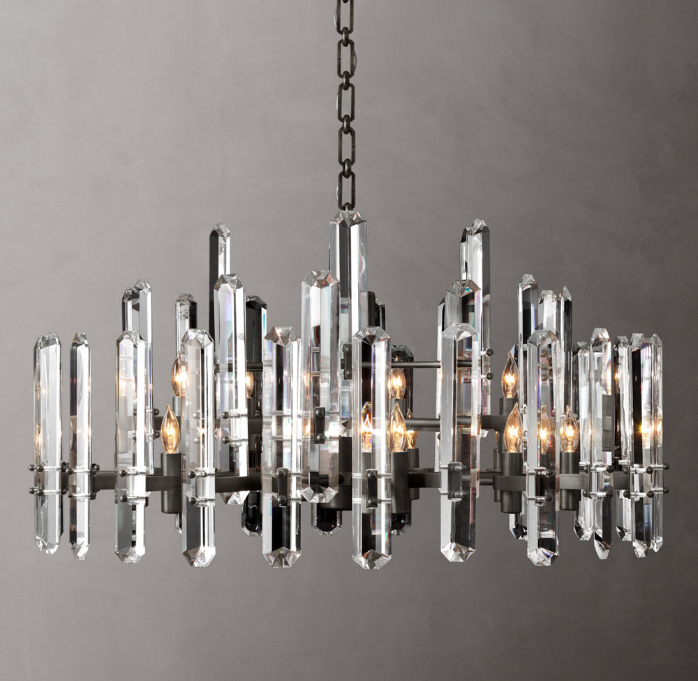 Regal Optical Prism Chandelier