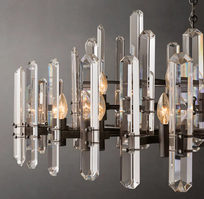 Regal Optical Prism Chandelier