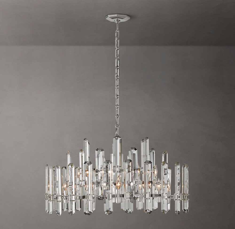 Regal Optical Prism Chandelier