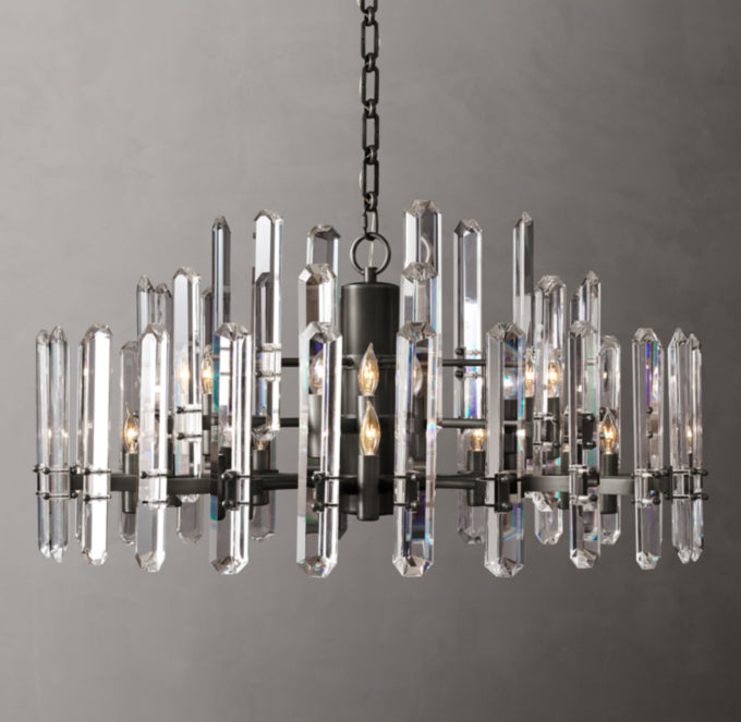 Regal Optical Prism Chandelier