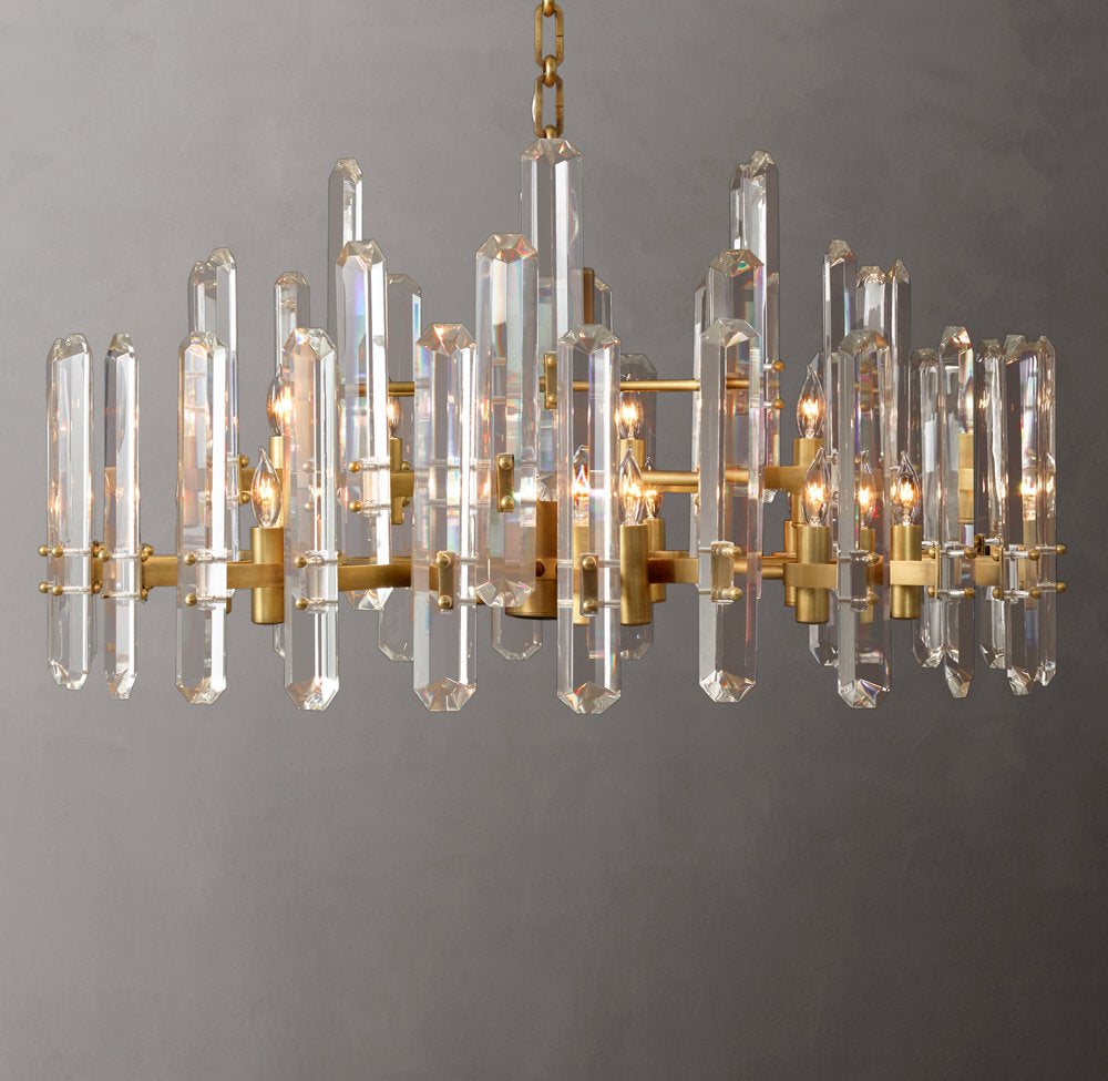 Regal Optical Prism Chandelier