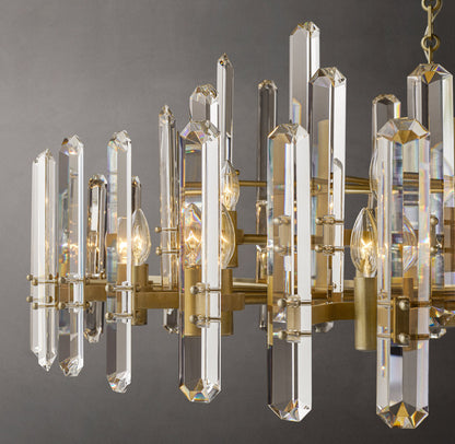 Regal Optical Prism Chandelier
