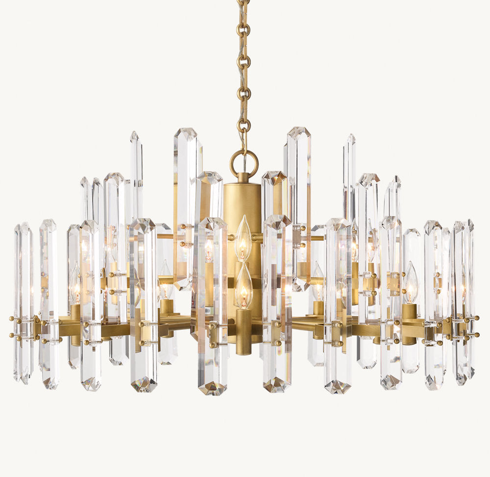 Regal Optical Prism Chandelier