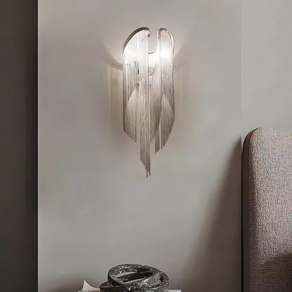 Silvara Chain Tassel Wall Light
