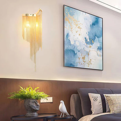 Silvara Chain Tassel Wall Light