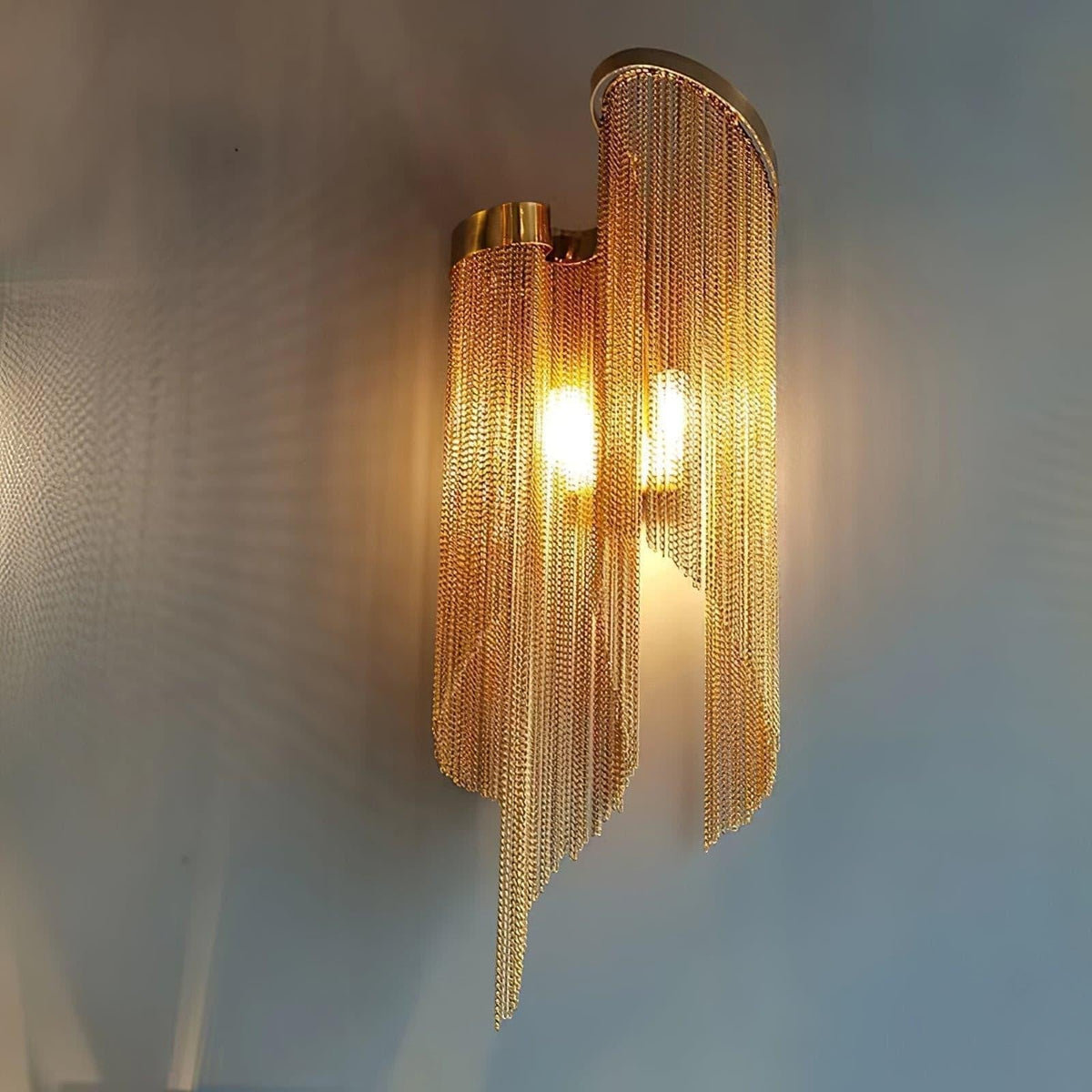Silvara Chain Tassel Wall Light