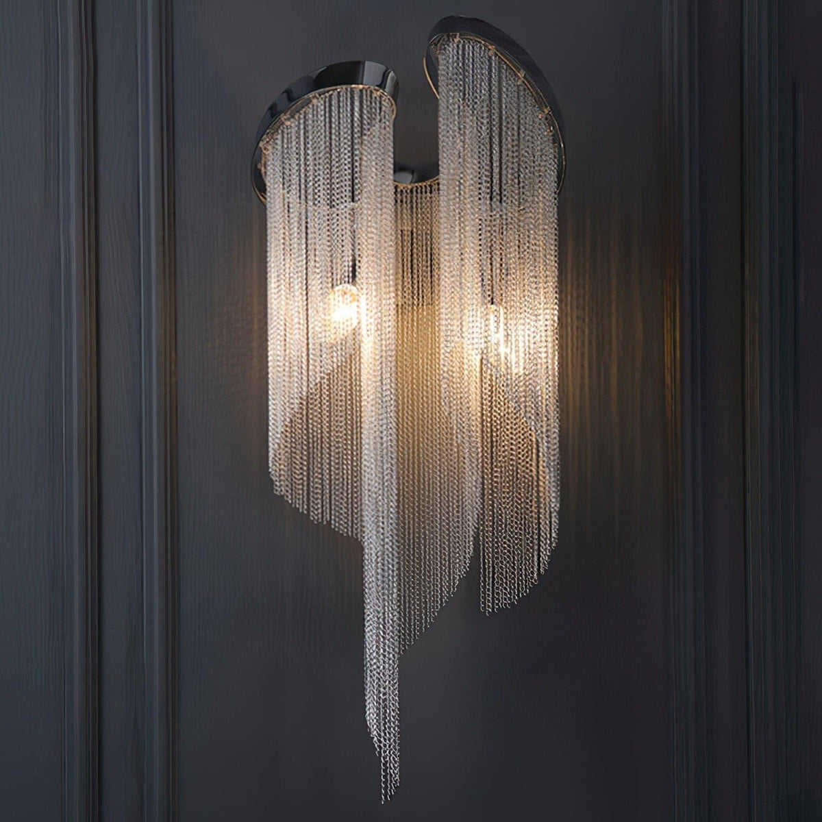 Silvara Chain Tassel Wall Light