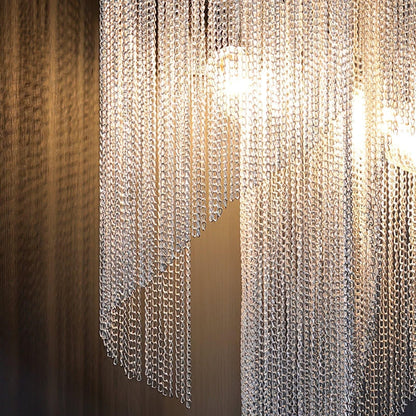 Silvara Chain Tassel Wall Light