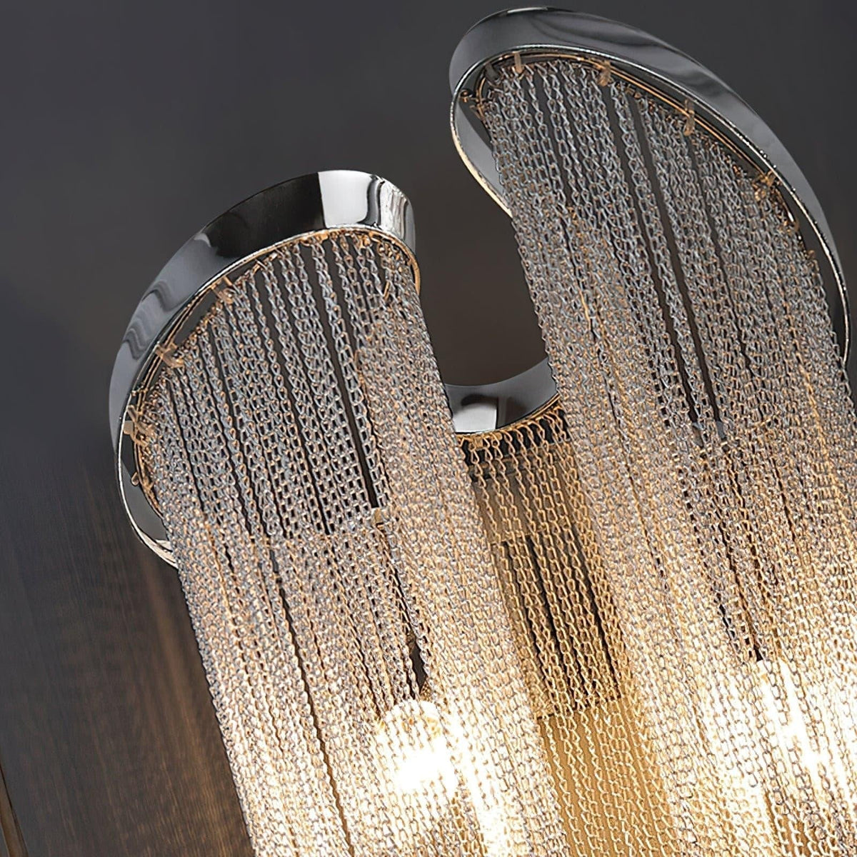Silvara Chain Tassel Wall Light