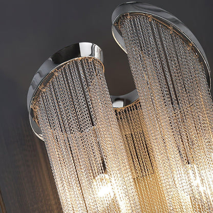 Silvara Chain Tassel Wall Light