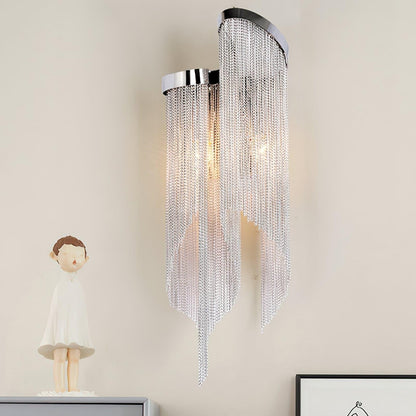 Silvara Chain Tassel Wall Light