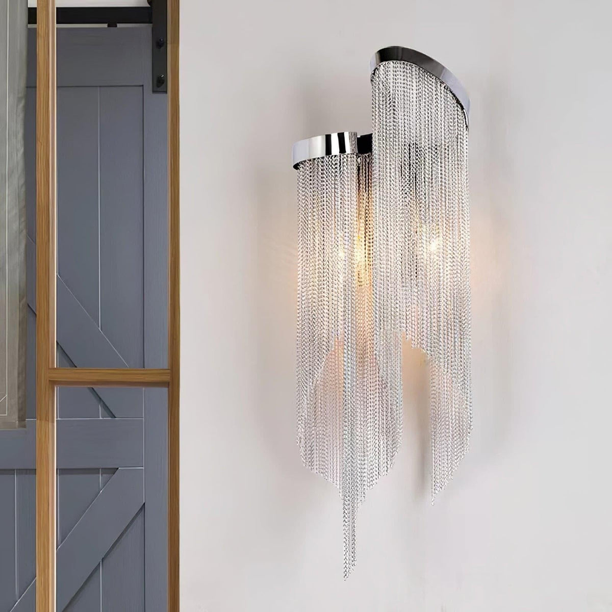Silvara Chain Tassel Wall Light