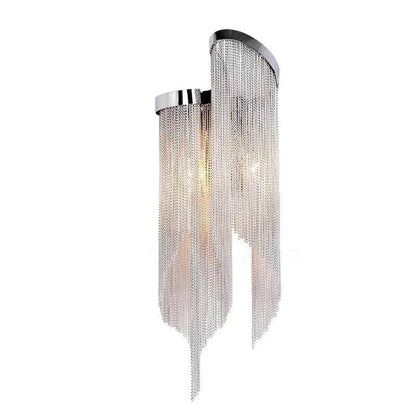 Silvara Chain Tassel Wall Light