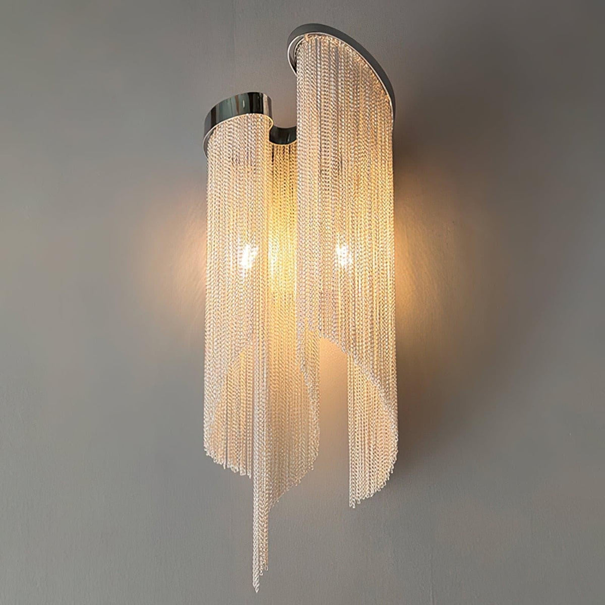 Silvara Chain Tassel Wall Light
