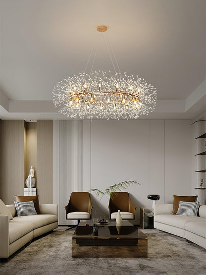 Solara Crystal Burst Chandelier