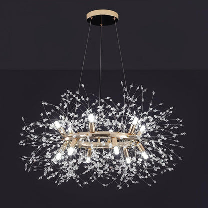 Solara Crystal Burst Chandelier