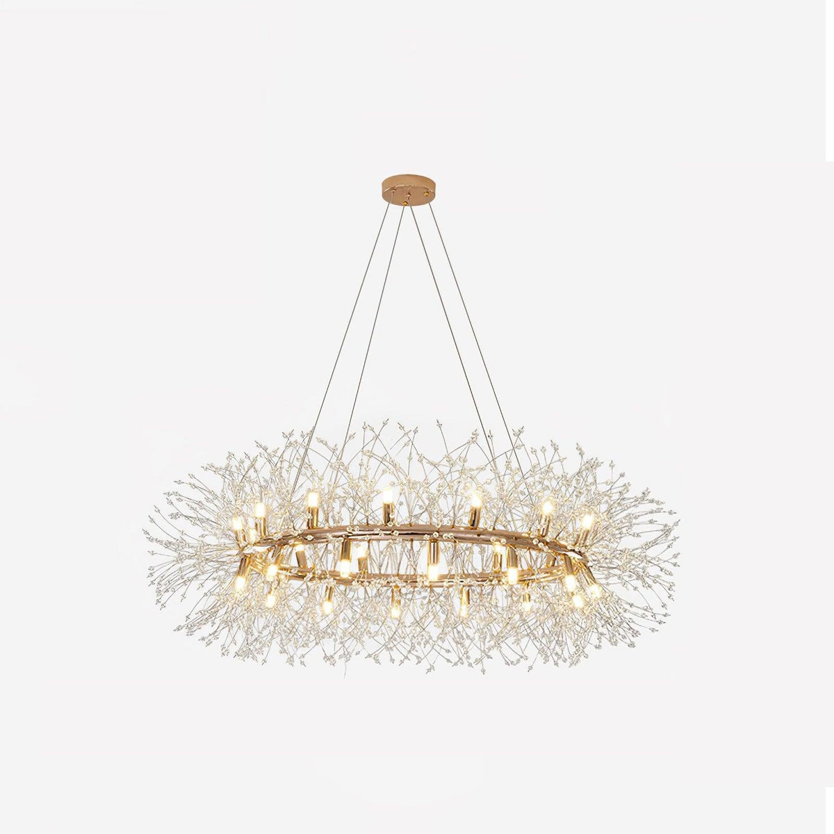 Solara Crystal Burst Chandelier