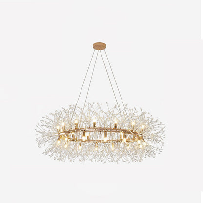 Solara Crystal Burst Chandelier