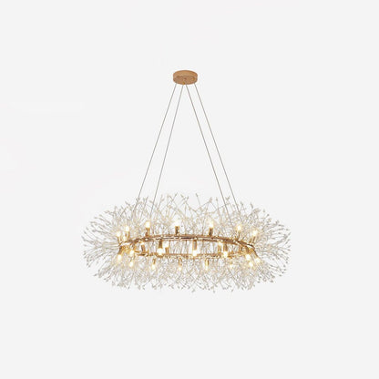 Solara Crystal Burst Chandelier