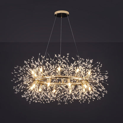 Solara Crystal Burst Chandelier