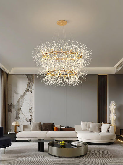 Solara Crystal Burst Chandelier