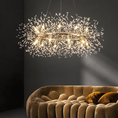 Solara Crystal Burst Chandelier
