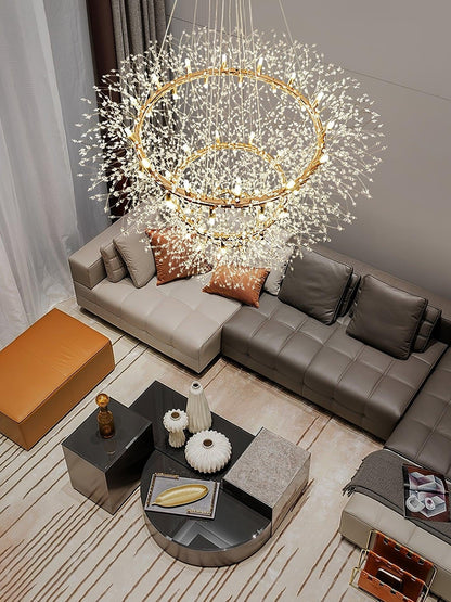 Solara Crystal Burst Chandelier