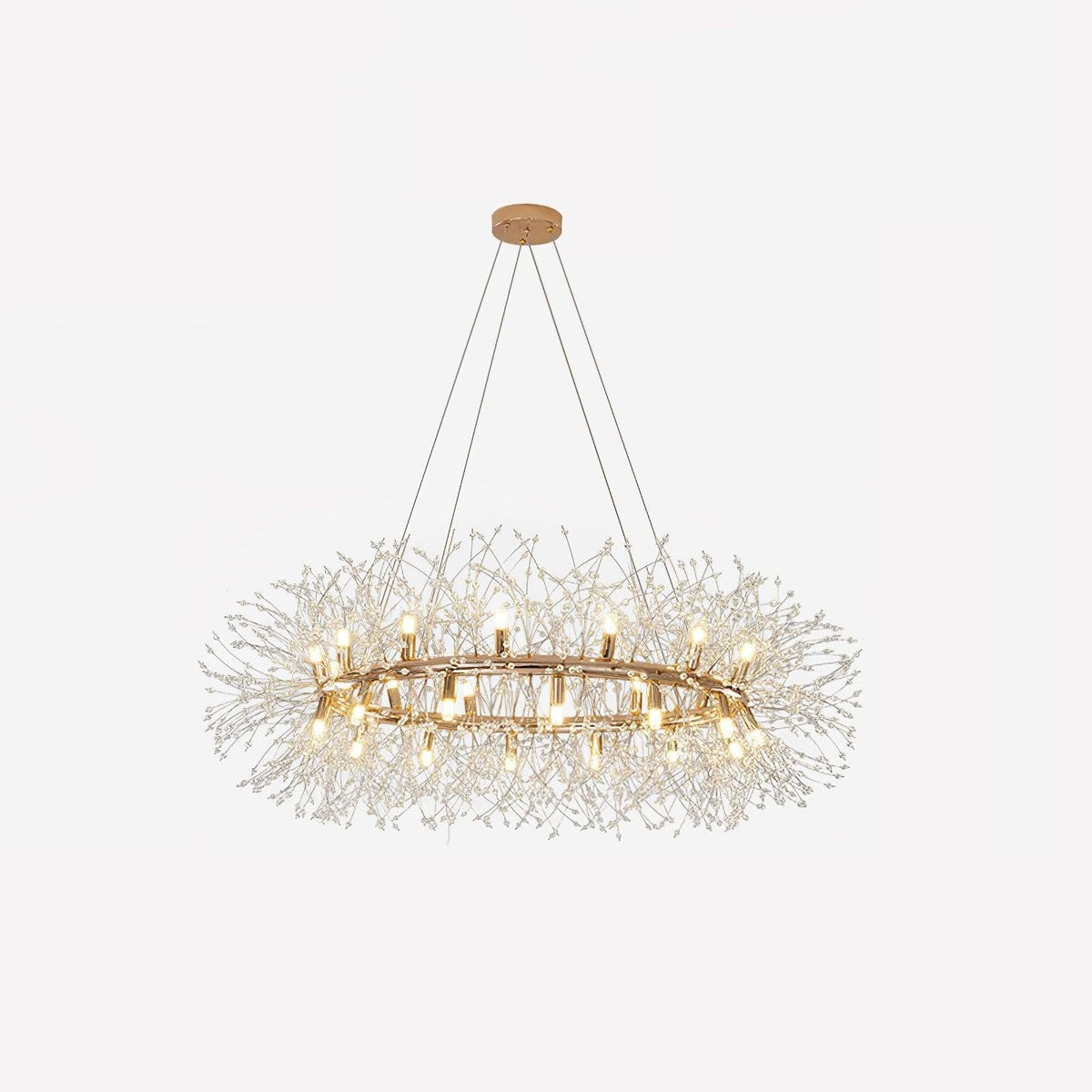Solara Crystal Burst Chandelier