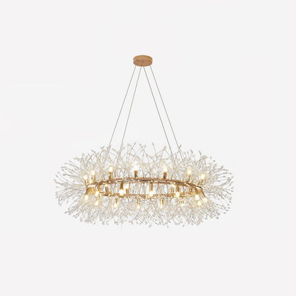 Solara Crystal Burst Chandelier