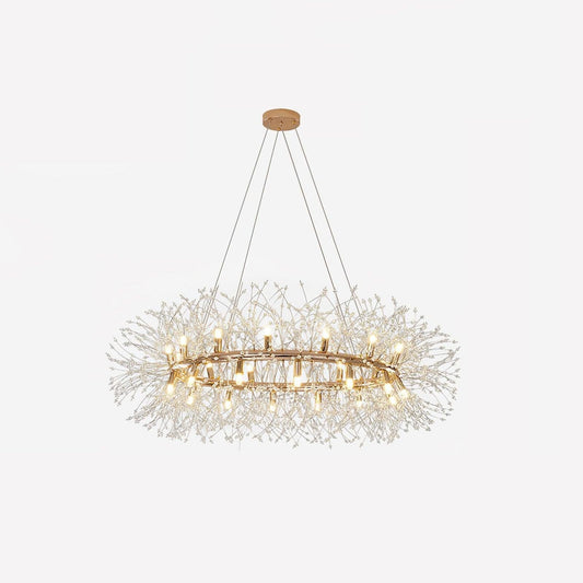 Solara Crystal Burst Chandelier