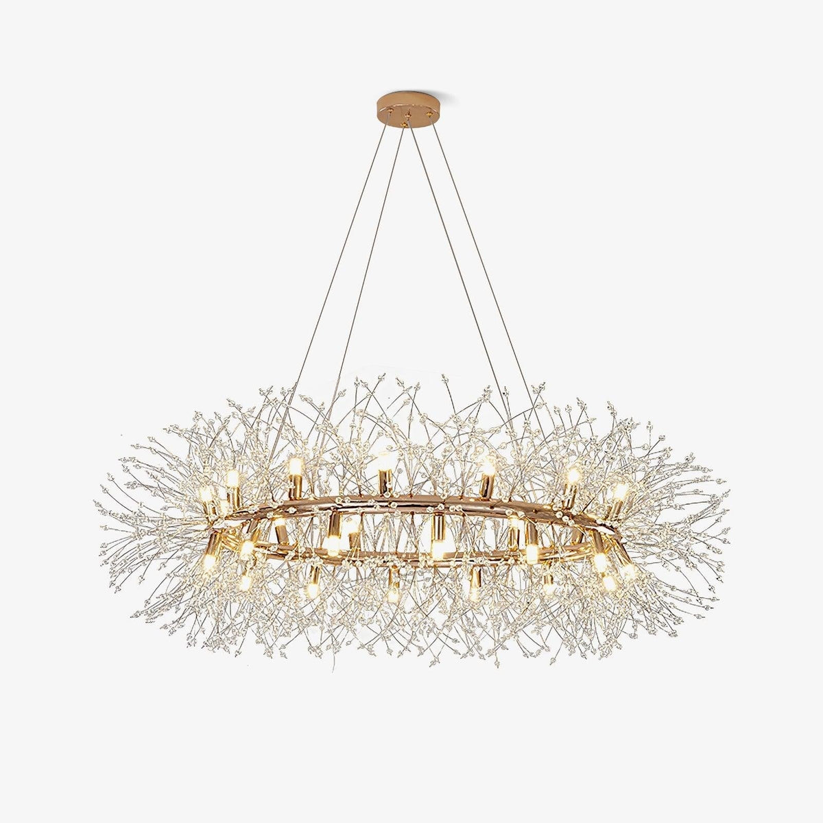 Solara Crystal Burst Chandelier