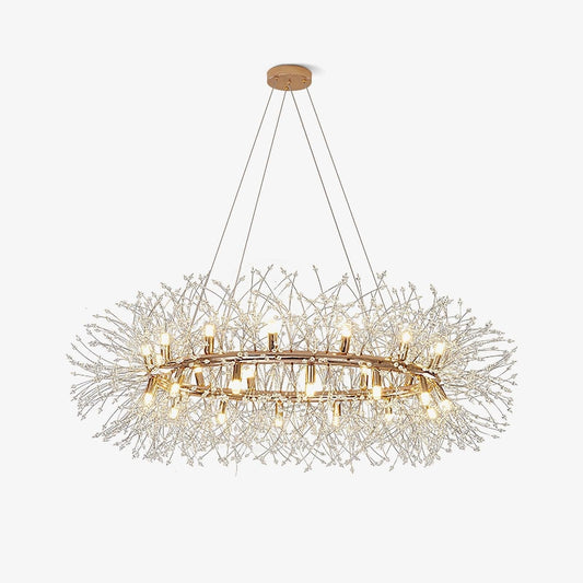 Solara Crystal Burst Chandelier
