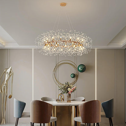 Solara Crystal Burst Chandelier