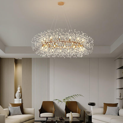 Solara Crystal Burst Chandelier