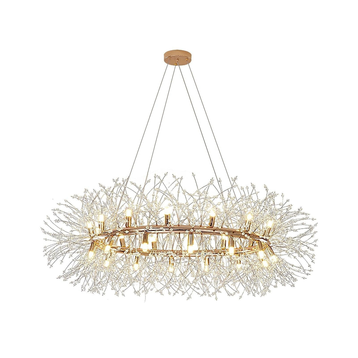 Solara Crystal Burst Chandelier