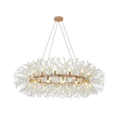 Solara Crystal Burst Chandelier