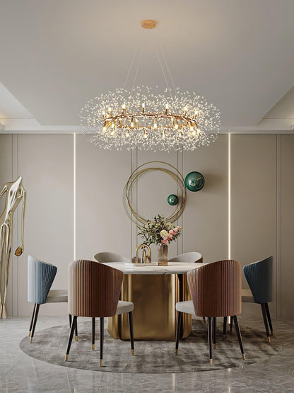 Solara Crystal Burst Chandelier