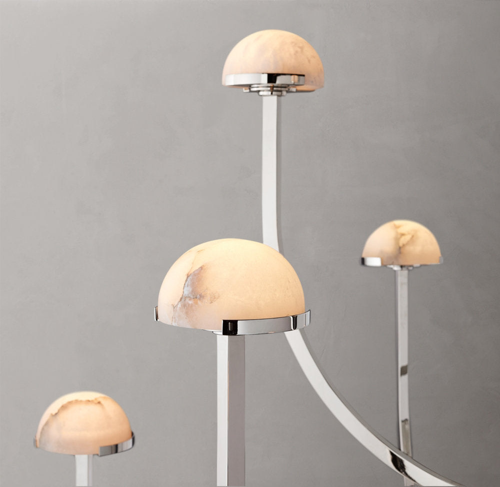 Solenne Alabaster Hemisphere Chandelier