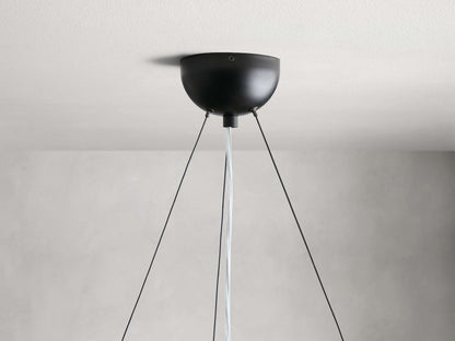 Sun-Dried Milpa Wood Dome Chandelier