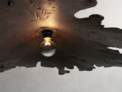 Sun-Dried Milpa Wood Dome Chandelier