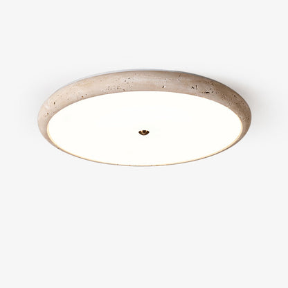 Travara Stone Halo Ceiling Light