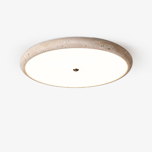 Travara Stone Halo Ceiling Light
