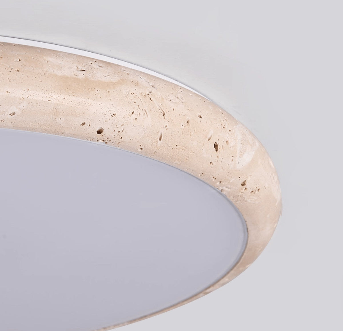 Travara Stone Halo Ceiling Light