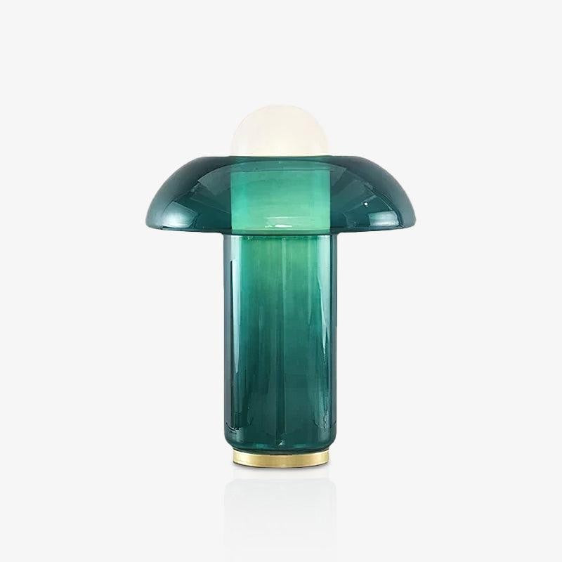 Verdant Glow Mushroom Table Lamp
