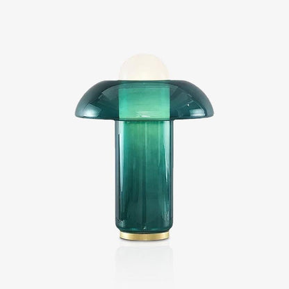 Verdant Glow Mushroom Table Lamp